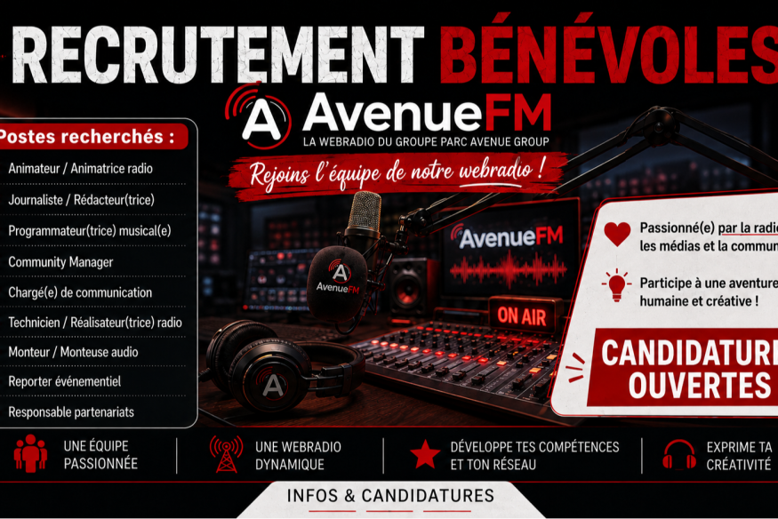 Recrutement AvenueFM — Équipe bénévole